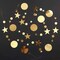 Gold Star Garland Hanging Decorations with Twinkle Star Design, Perfect for Baby Showers, Birthdays, Graduations, Christmas, New Year’s Eve, Ramadan, and Celestial-Themed Party Backdrops